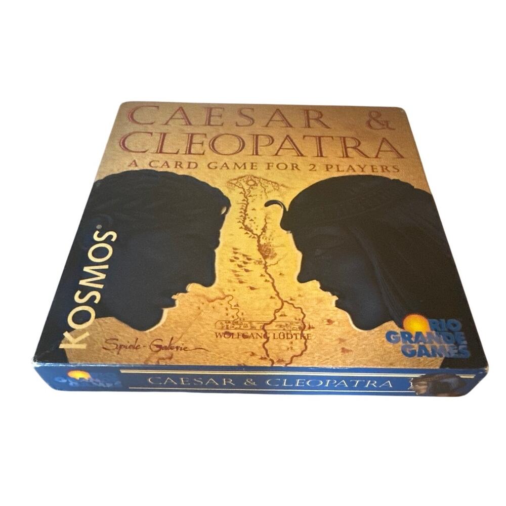 Vintage 1999 Kosmos Wolfgang Ludtke Germany Caesar & Cleopatra Card Game 2Player